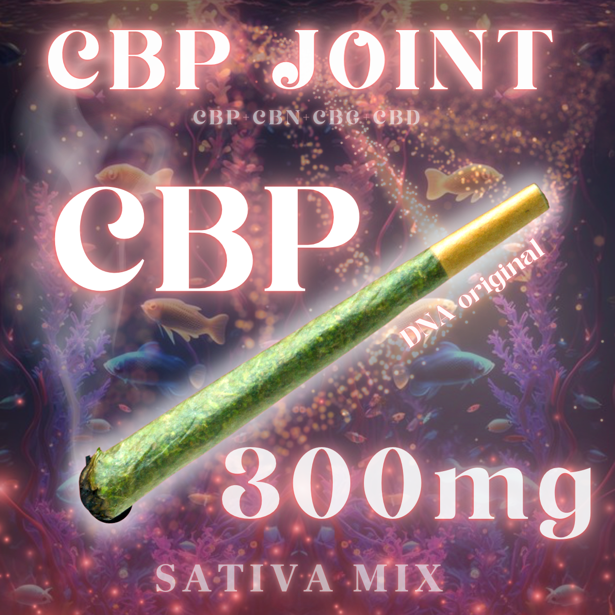 SATIVA】高濃度CBP300mg配合+CBD/CBN/CBG MIX ハーブジョイント ｜DNA ...