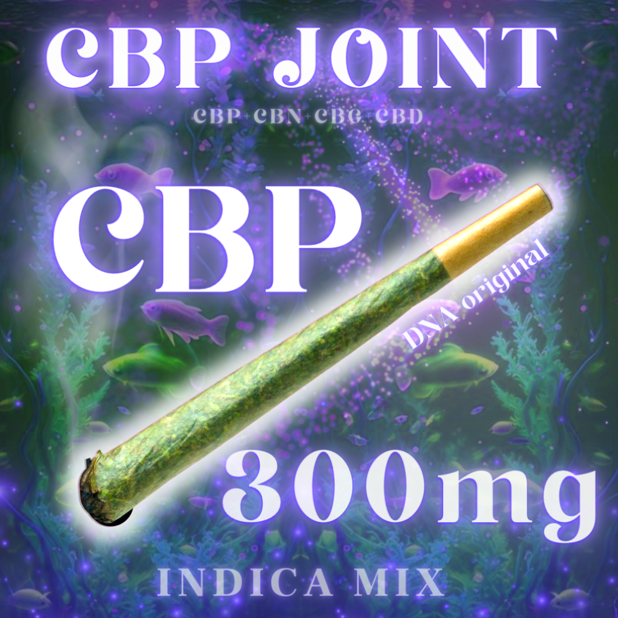 INDICA】高濃度CBP300mg配合+CBD/CBN/CBG MIX ハーブジョイント ｜DNA