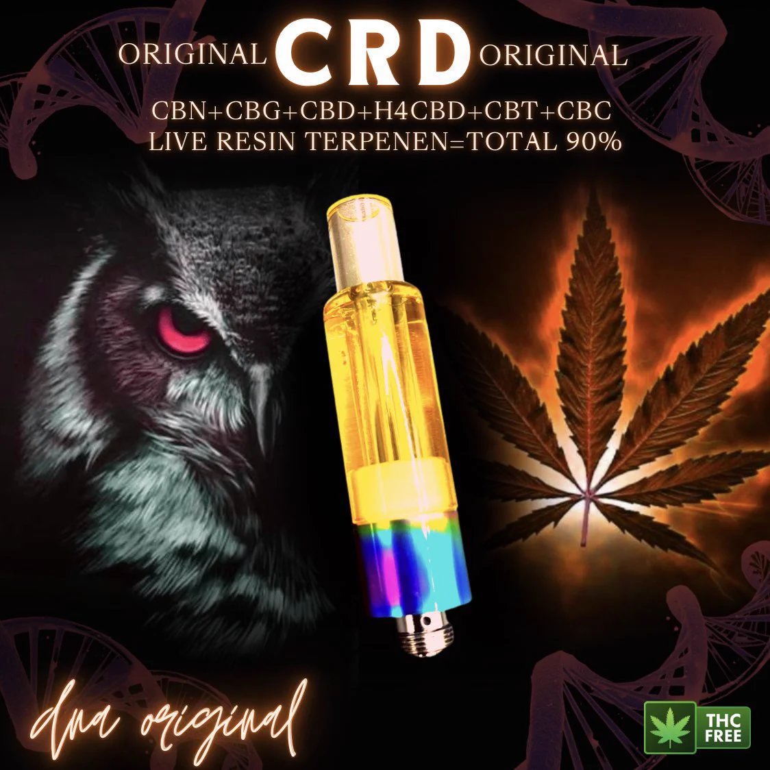 original CRD】CBD/CBN/CBG/CBT ｜DNA -chillax store-