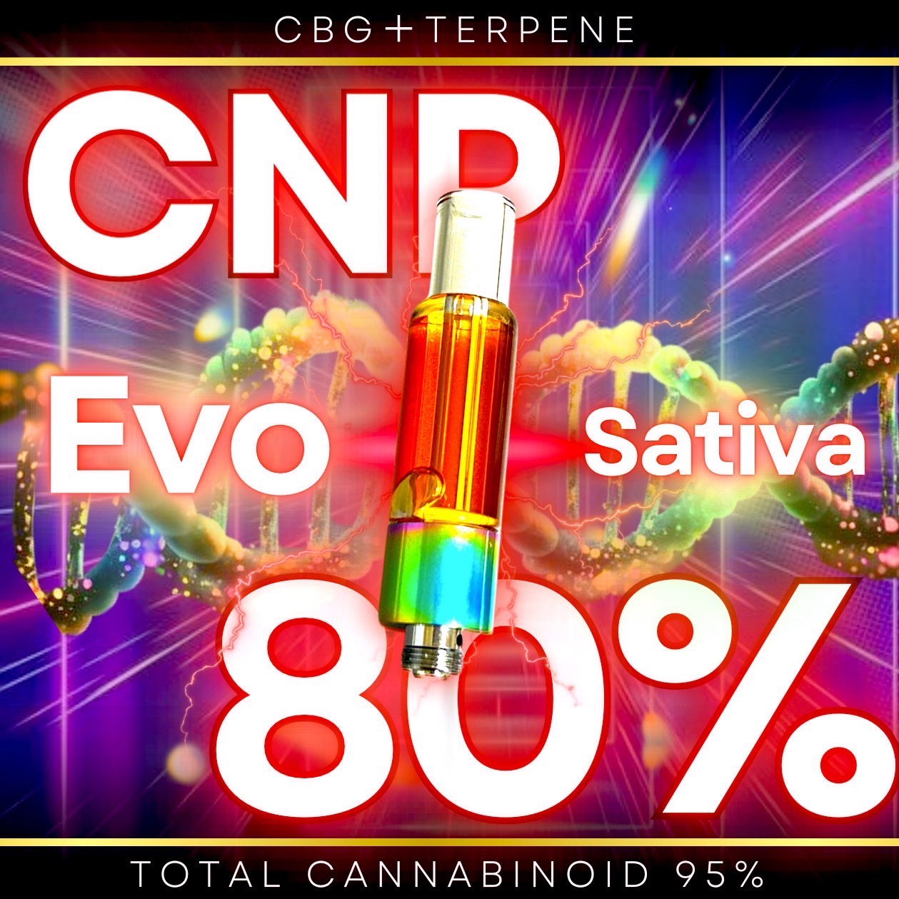 【Evo sativa ver】新成分 高濃度CNP80% 1ml/0.5ml